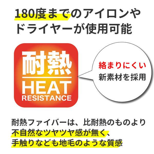 ウィッグ かつら 黒髪 耐熱 ウイッグ シャイニーショート スタンダードブラック｜omaturi｜12