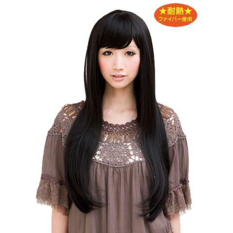 ウィッグ スーパーロング かつら 黒髪 かわいい おしゃれ 耐熱 ナチュラルロングストレート ブラック 医療用 1009 お祭りコム Tシャツ 無地 プリント 通販 Yahoo ショッピング