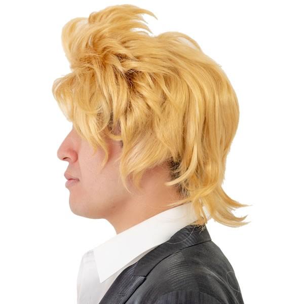 ホスト スタイル かつら ウィッグ ゴールド 金髪 チャラ男 おもしろ カツラ 5374 お祭りコム Tシャツ 無地 プリント 通販 Yahoo ショッピング