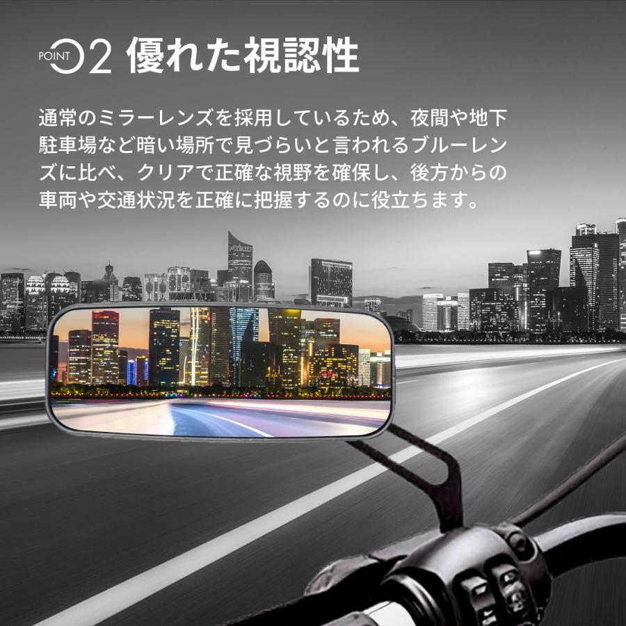 バイク スクエア ミラー 8mm 10mm 左右 セット 汎用 変換アダプター