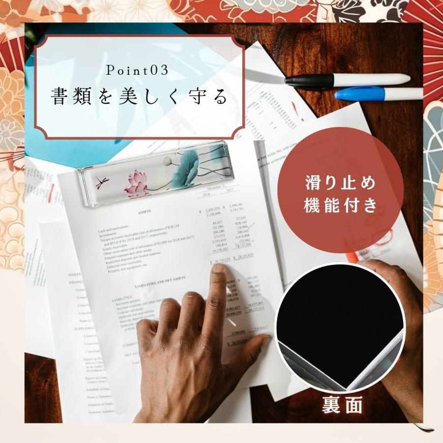 文鎮 おしゃれ ペーパーウェイト ガラス 書道 透明 クリスタルガラス