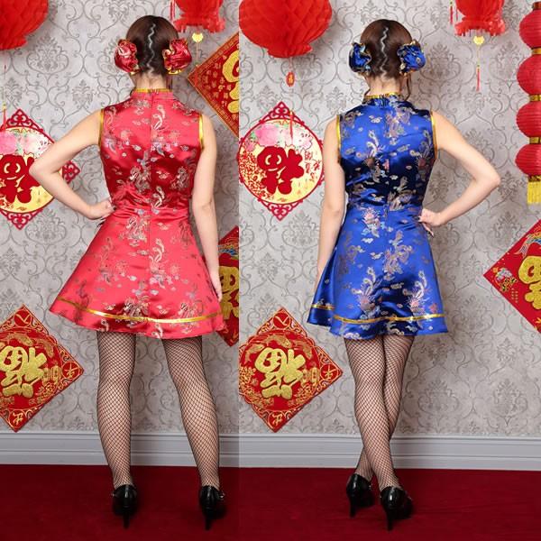 ハロウィン チャイナドレス コスプレ衣装 チャイナ服 チャイナガール チャイナ ワンピース 選べる2色 レディース 女子 衣装 仮装 赤 青 女性 64 6495 お祭りコム Tシャツ 無地 プリント 通販 Yahoo ショッピング