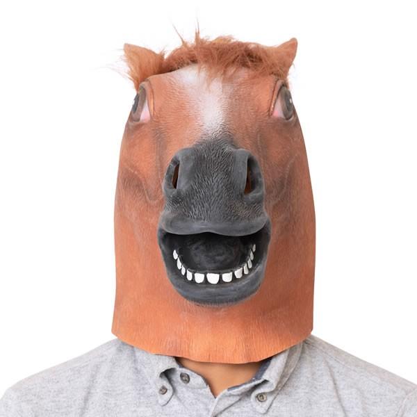 馬 マスク かぶりもの サラブレット うま ウマ コスプレ 被り物 コスチューム 茶馬 動物 パーティー グッズ おもしろ リアル 8458 お祭りコム Tシャツ 無地 プリント 通販 Yahoo ショッピング