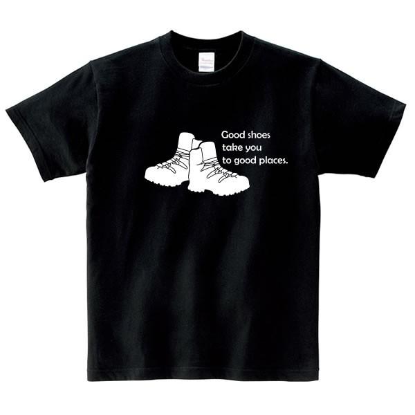登山靴 おもしろ Tシャツ 靴 シューズ 登山 オリジナル 雑貨 グッズ アウトドア メンズ レディース S M L Xl 3l 4l 男性 女性 面白い 可愛い おしゃれ Shoes T お祭りコム Tシャツ 無地 プリント 通販 Yahoo ショッピング
