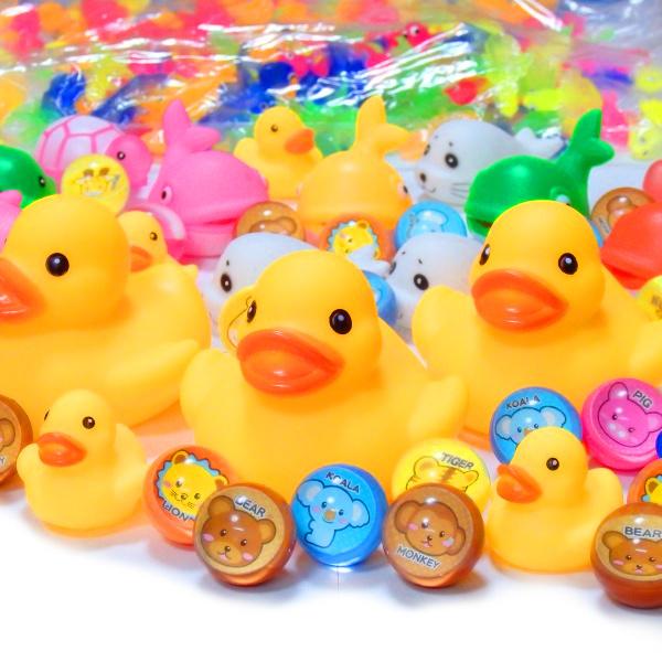 うきうきどうぶつ大集合 約300個入 縁日すくい 縁日 すくい お祭り 夏祭り 景品 評価 スーパーボールすくい スーパーボール おもちゃ お風呂 アヒル 玩具