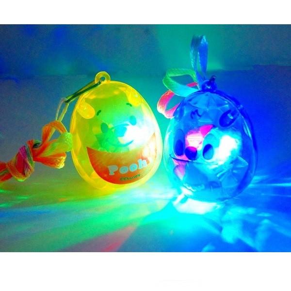 光るおもちゃ ディズニーたまご型フラッシュペンダント48個セット 光る