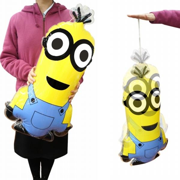 ミニオンズダイカットエアーヨーヨーlサイズ パート2 6個セット ビニール玩具 空気ビニール おもちゃ 子供会 縁日 お祭り 景品 夏祭り 新作 子供