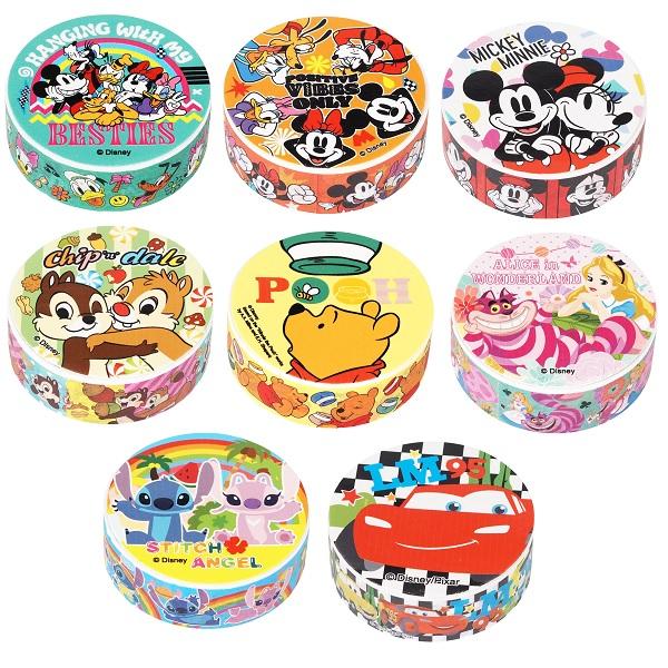 ディズニー　シール　マスキングテープ　セット ディズニーマスキングテープ 24個セット 景品 子供 ディズニー
