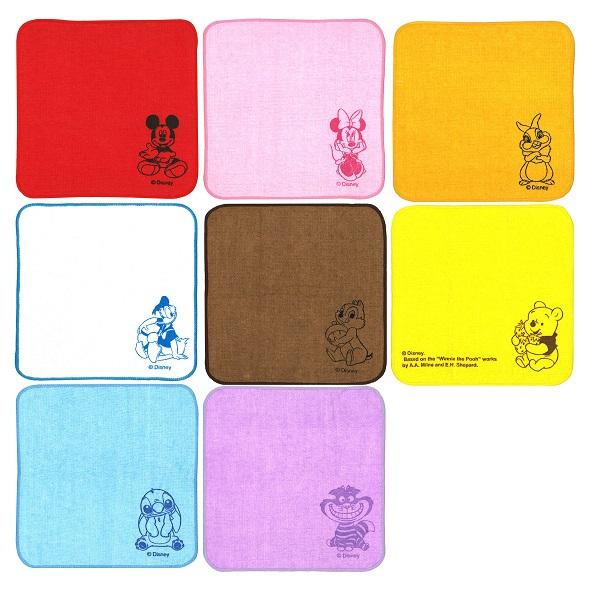 ディズニーリボン付カラフルミニタオル 24個セット 景品 子供 