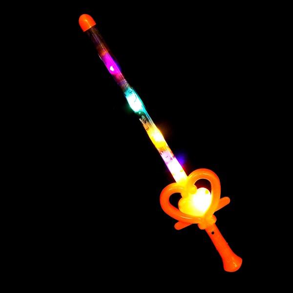 SALE／58%OFF】光るおもちゃ プリンセスフラッシュハートスティック 12