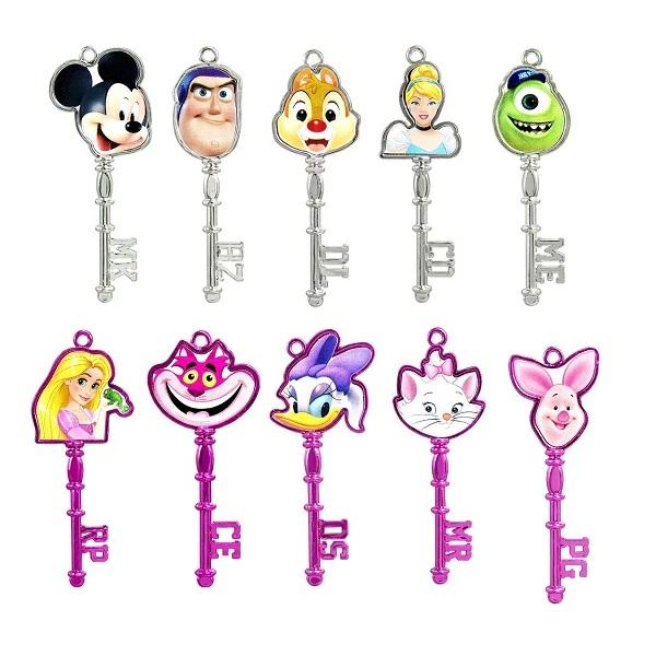 ぷかぷかディズニーカラフル鍵アソート 100個セット　縁日 お祭り 夏祭り 縁日すくい スーパーボール 子ども会 子供会 自治会 イベント スーパーボールすくい（Yahoo!・お祭りバンク）