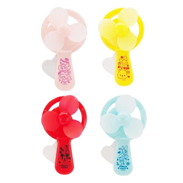 ディズニーミニハンディ扇風機 12個セット　景品 玩具 景品玩具 子供 子供会 ランチ景品 お子様ランチ 縁日 お祭り 夏祭り（Yahoo!・お祭りバンク）