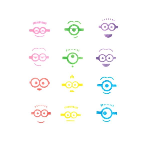 ミニオンズミニスタンプ 60個セット スタンプ 印鑑 ハンコ 景品 子供