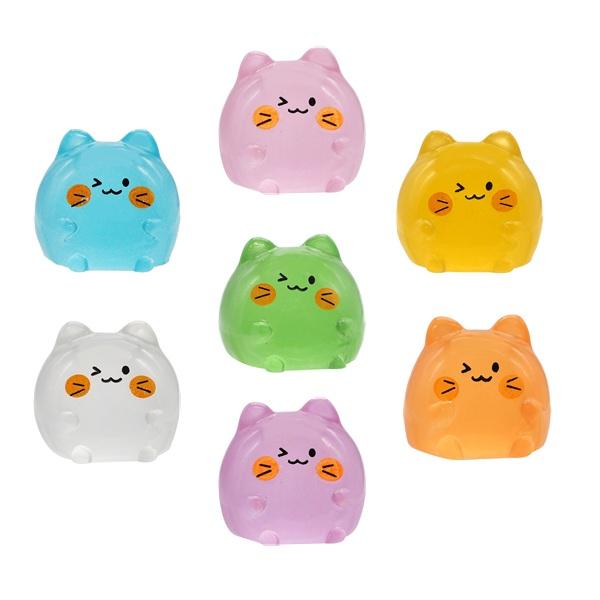 ほわっと蓄光マスコットネコちゃん 30個 景品 玩具 縁日 お祭り 景品