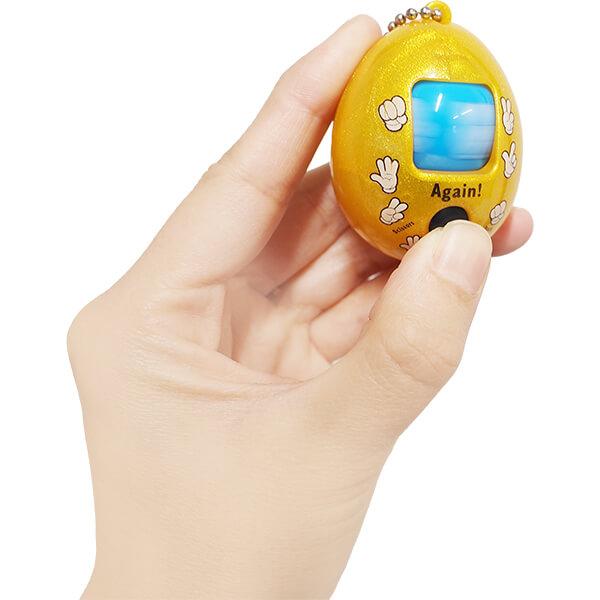 金属製　しゃがみ込むエクボのある子供像　箱付き じゃんけんゴールドエッグBC 25個セット 景品 子供 子ども会 玩具