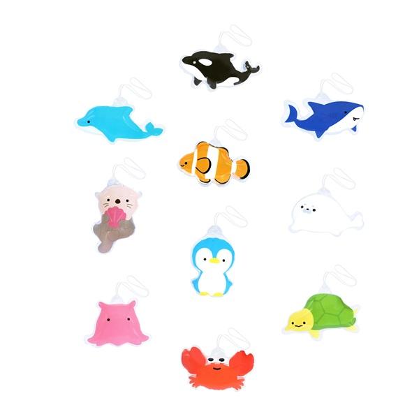光る海の生き物ダイカットエアーヨーヨー 10個セット 景品 子供会 縁日