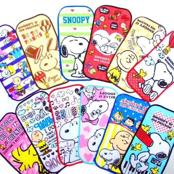 スヌーピーポケットミニタオル 24個セット 景品 キャラクター 子ども会 縁日 お祭り おもちゃ 夏祭り 景品玩具 お子様ランチ メーカー再生品 玩具 ランチ景品