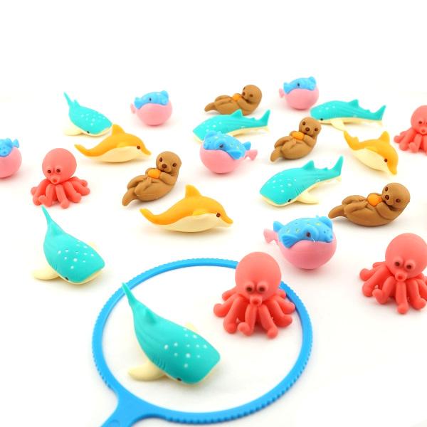 すくって！おもしろ消しゴムすくい 水族館 30個セット 縁日 お祭り 夏