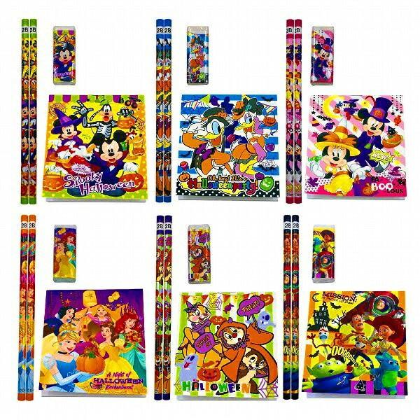 ディズニーハロウィン4点文具セット 25個セット 景品 文房具 文具 新入学 幼稚園 子ども会 子供会 イベント 鉛筆 ノート 消しゴム Tp お祭りバンク 通販 Yahoo ショッピング