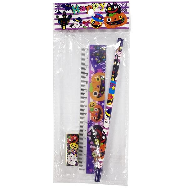 ハロウィン3点文具セット 25個セット ハロウィン かぼちゃ カボチャ