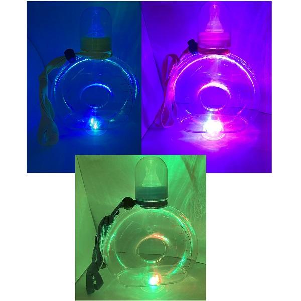 光る電球ボトル 楽天市場】光るLED電球ボトル500ML(口広タイプ) 業務用 （100個