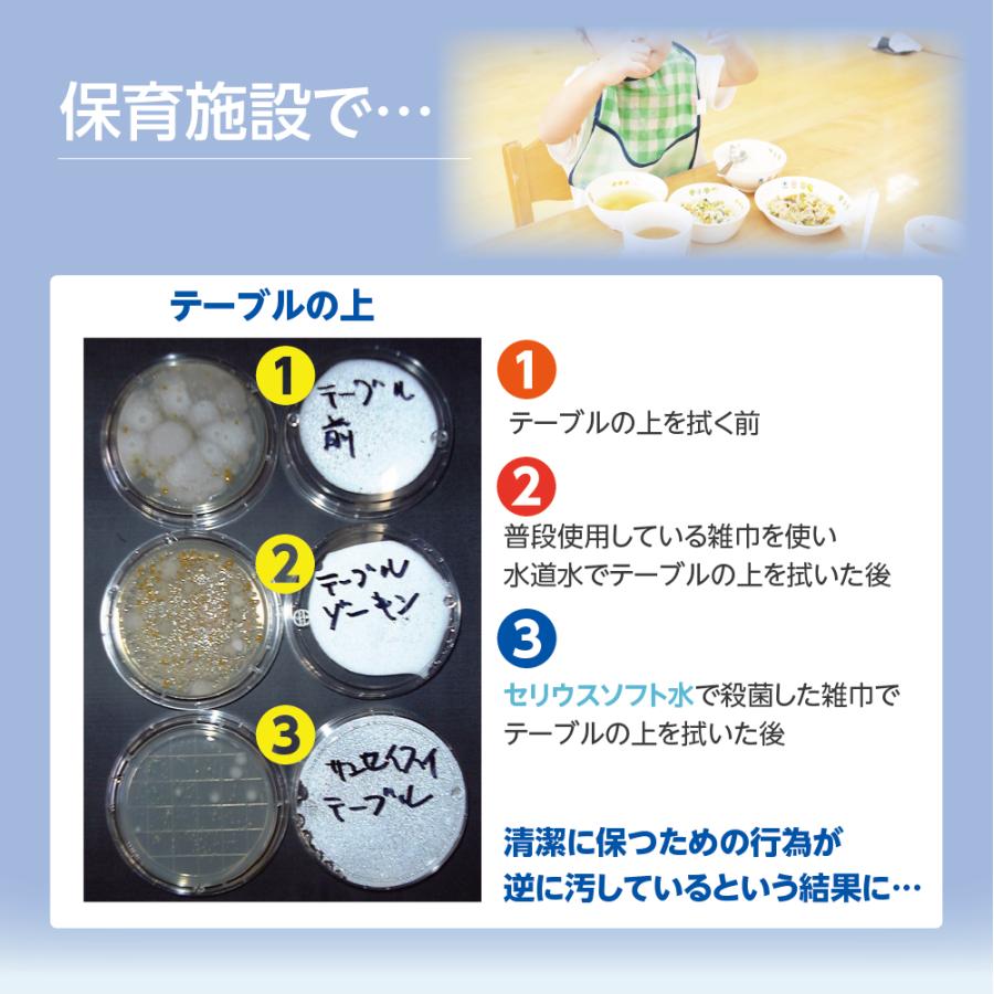 セリウスソフト水１０kg（次亜塩素酸水）　200ppm　ＰＨ5,5〜6,5 | ブランド登録なし | 04