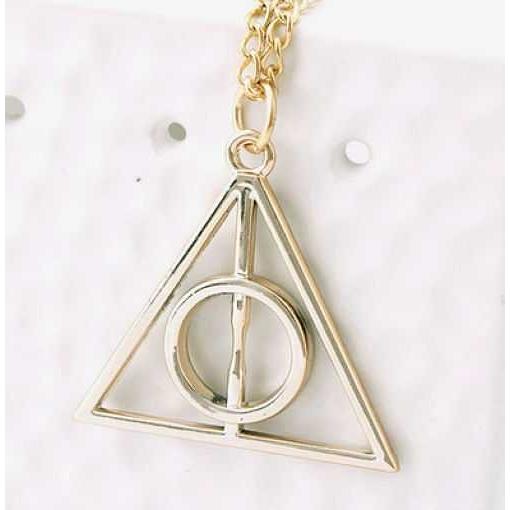 ハリーポッター 死の秘宝 マーク レプリカ ペンダント ネックレス 映画 コスプレ 道具 ゴールド Fmab178 おめで堂 通販 Yahoo ショッピング