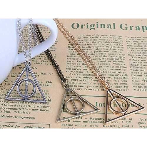 ハリーポッター 死の秘宝 マーク レプリカ ペンダント ネックレス 映画 コスプレ 道具 ゴールド Fmab178 おめで堂 通販 Yahoo ショッピング