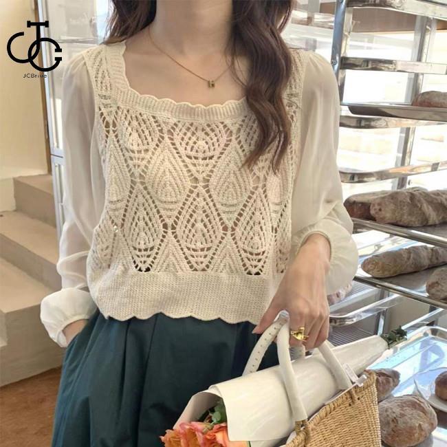 シャツブラウス バルーンスリーブ 花柄 透かし 花柄モチーフ シャツブラウス バルーンスリーブ 花柄 透かし 花柄モチーフ