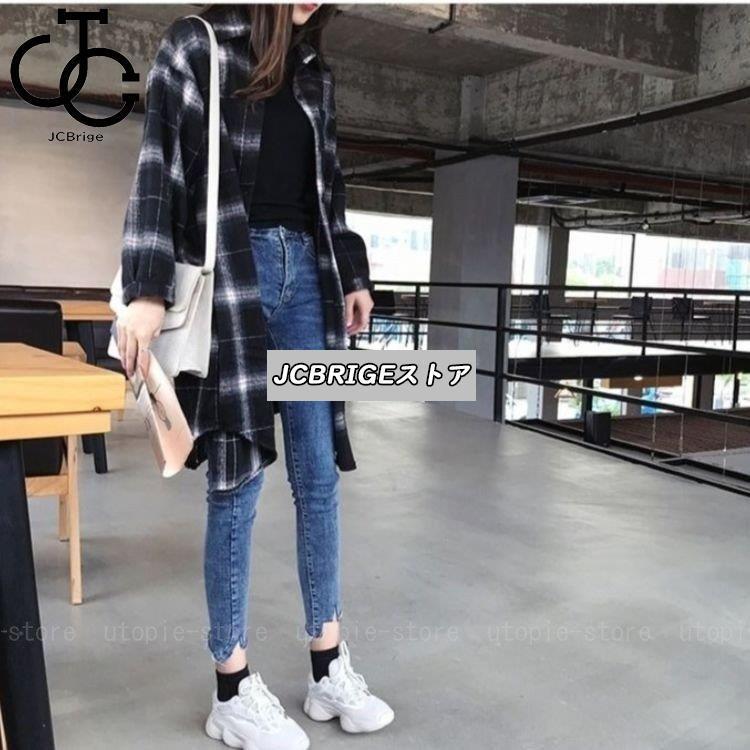 シャツ チェック ロングシャツ ネルシャツ レディース チェック シャツ チェック ロングシャツ ネルシャツ レディース チェック