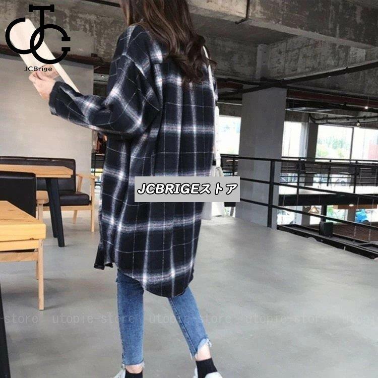 シャツ チェック ロングシャツ ネルシャツ レディース チェック シャツ チェック ロングシャツ ネルシャツ レディース チェック