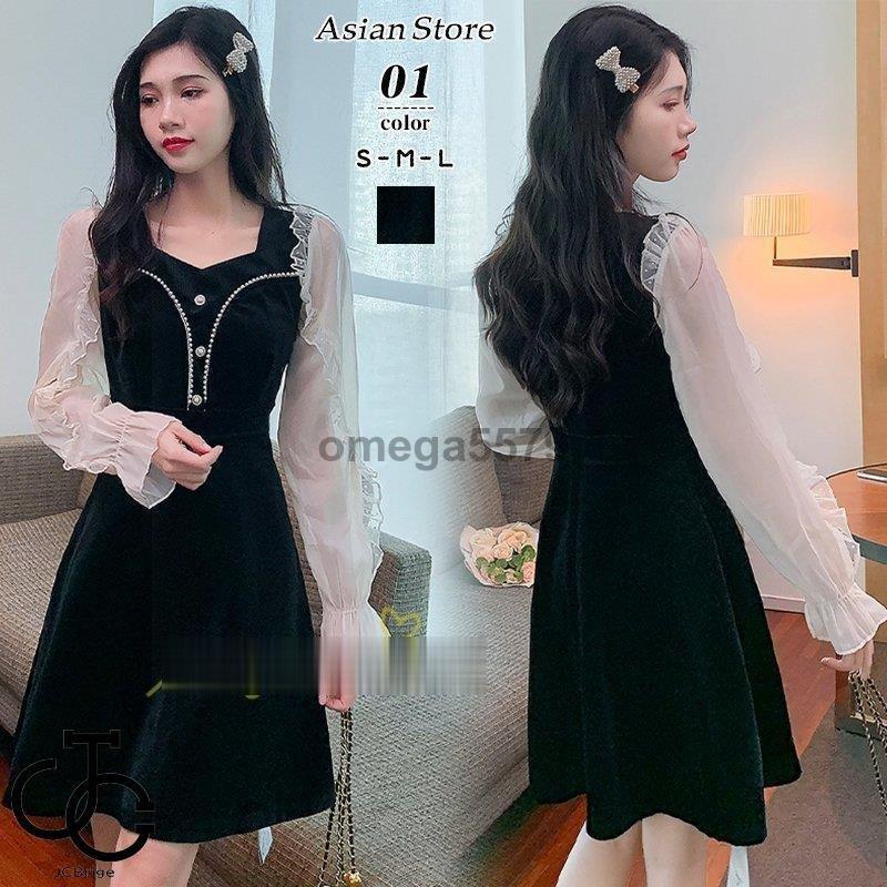 ワンピース レディース きれいめ 長袖 ワンピース ショート丈 ミニ 着痩せ 通勤 結婚式ドレス お出かけ オシャレ 春夏 上品 仕事用 代30代40代 エレガント Hl08 Oo114 Jcbrigeストア 通販 Yahoo ショッピング