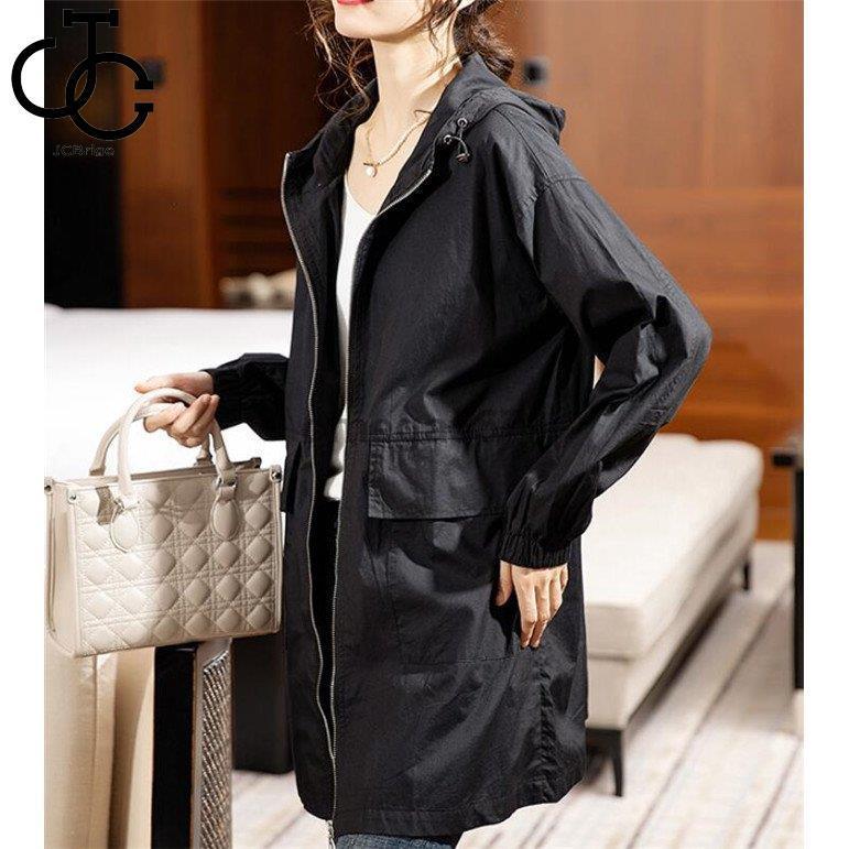トレンチコート レディース スプリングコート 春服 フード付き トレンチコート レディース スプリングコート 春服 フード付き