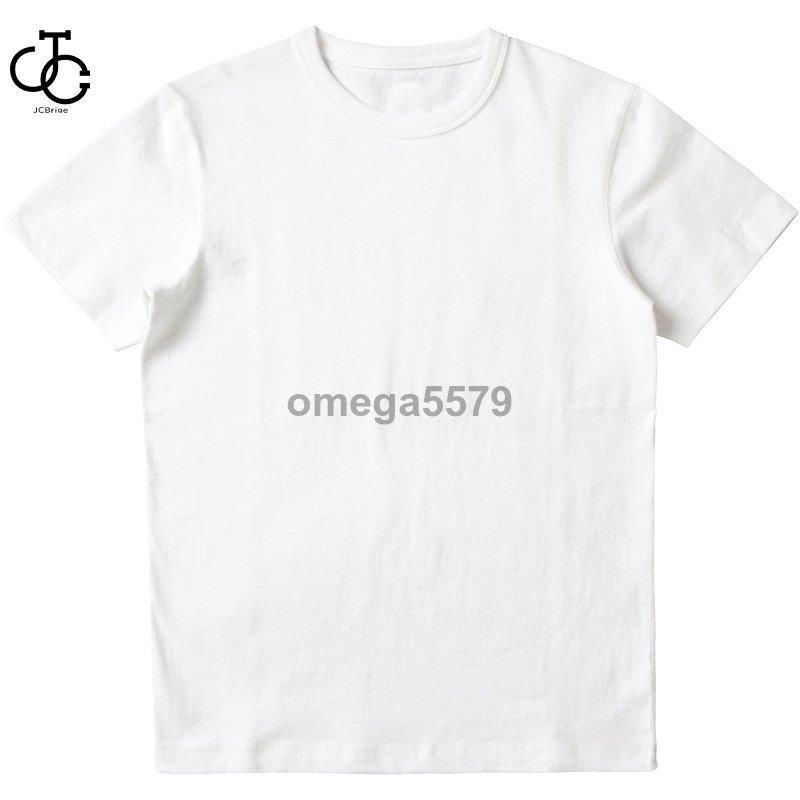 丸首コットンTシャツ メンズ半袖 レディース白い 白 無地 ホワイト おすすめ M L LL 4XL｜omega5579｜05