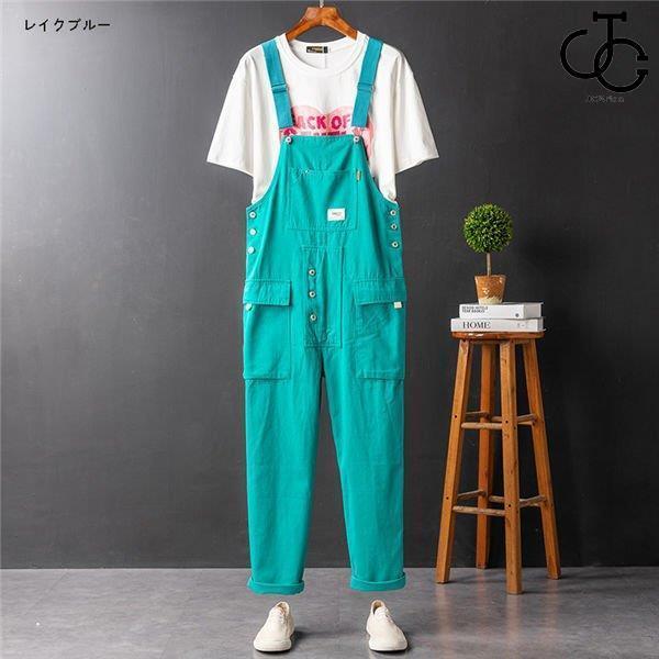 サロペット メンズ パンツ サロペットパンツ ダンス 春夏秋 サロペット作業服 オーバーオール オーバーオール ストリート ボトムス、パンツ サロペットメンズオーバーオールオールインワンつなぎ薄手スウェットパンツミリタリーパンツスリムパンツダンスウェア春夏