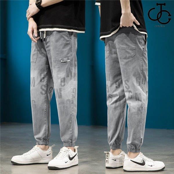 サルエルパンツ メンズ デニム ジーンズ ジーパン 色むら テーパードパンツ デニムパンツ 体型カバー ゆったり カコイイ お兄系 春夏 お求めやすく価格改定