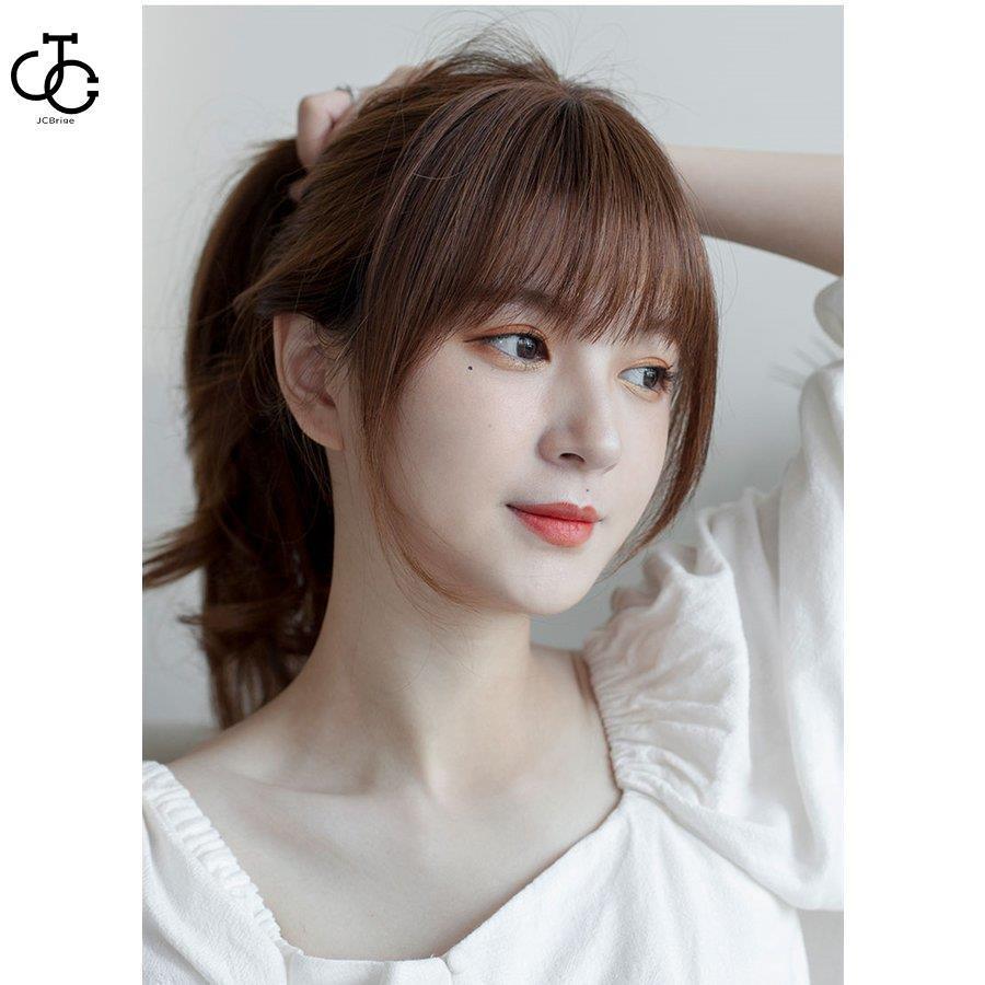 4color 部分前髪ウィッグ 女性 人毛100% 3D構造部分ウィッグ 4color 部分前髪ウィッグ 女性 人毛100% 3D構造部分ウィッグ