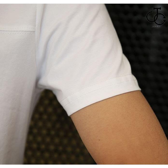Tシャツ メンズ 半袖 半袖Tシャツ 7分袖 大きいサイズ 無地 シンプル トップス カットソー スリム Uネック 小さいサイズ 春 春服 春物｜omega5579｜07