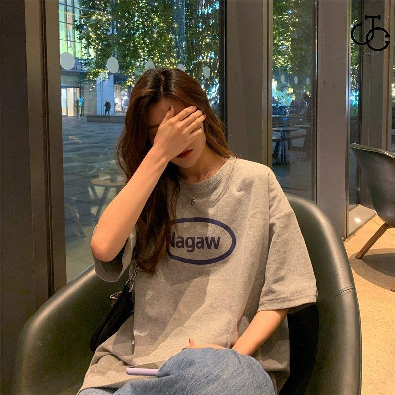 Tシャツ レディース  半袖 夏 ゆるい トップス 韓国ファッション 原宿系 BF風 ヒップホップ ダンス ストリート風 カジュアルおしゃれ｜omega5579｜15