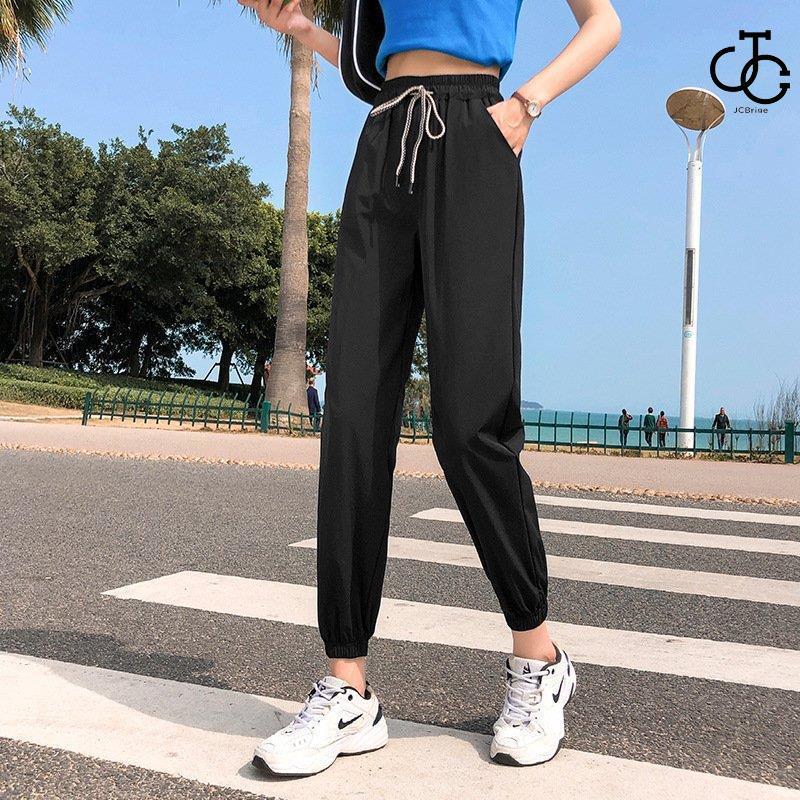 スラックス 韓国ファッション原宿系 スウェットパンツ レディース