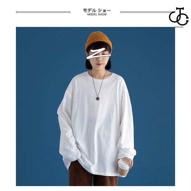 長袖Tシャツ オーバーサイズ レディース Tシャツ 無地 長袖 長袖Tシャツ オーバーサイズ レディース Tシャツ 無地 長袖