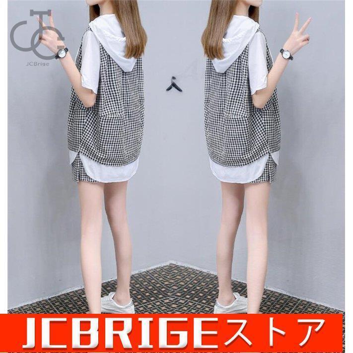 限定値下げ 重ね着風 レディース セットアップ Tシャツ ベスト ショートパンツ オシャレ キレイめ 着痩せ カジュアル 夏 洋服 最新売れ筋 Www Pesticon Sg