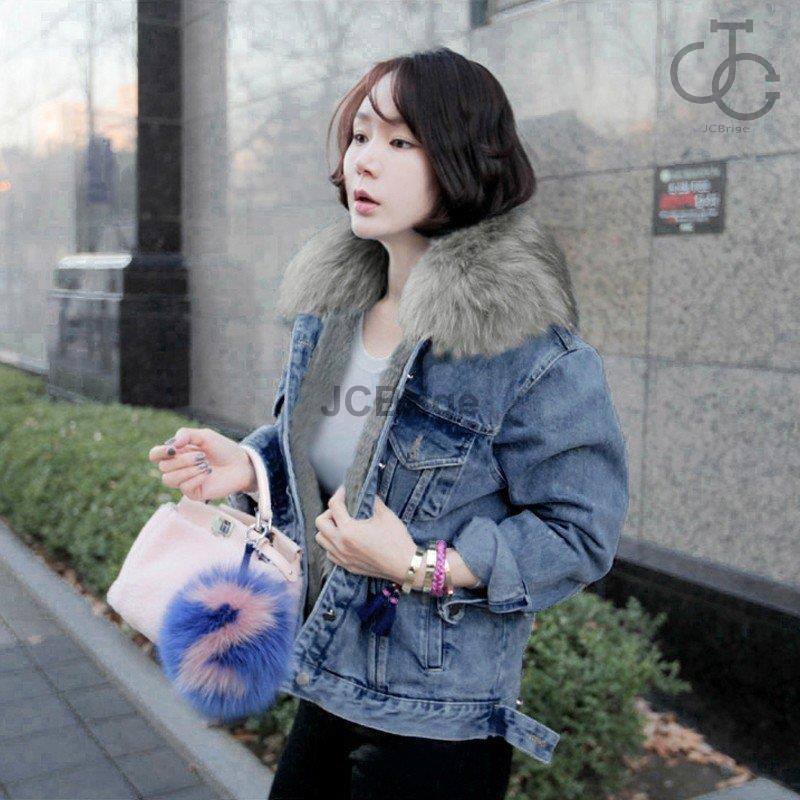 日本お得セール デニムジャケット レディース ファー付き フェミニン ショート丈 カジュアル 可愛い アウター 春秋冬 割引率80 Www Superavila Com