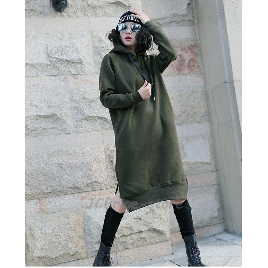 人気の春夏 パーカー スウェット チュニック レディース ワンピース 裏毛 スリット パーカーワンピ フード付きパーカーワンピ ワンピース 色 黒 Www Maketheleapcoaching Com