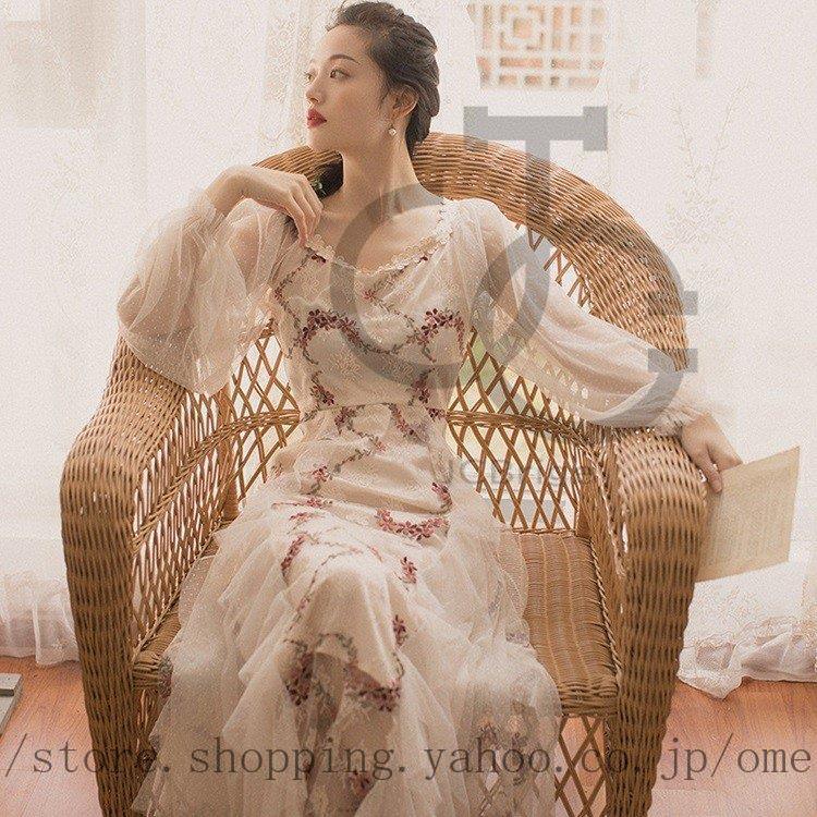 注目ブランド 韓国風 ロング丈 きれいめ 刺繍ワンピース 40代 秋冬 レディース ワンピース 秋冬 長袖 レディース ワンピース 発表会ワンピース ティアードスカート オシャレ 長袖 お呼ばれワンピース ワンピース チュニック Theaustralianexplorer Com Au