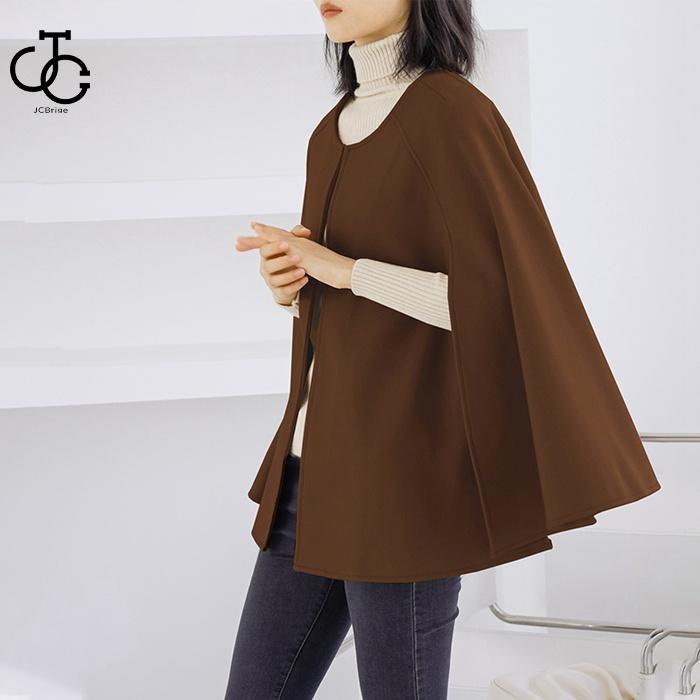 美品 コキュカ お洒落 ケープコート ポンチョ 日本製 ベージュ 送 assort-hkm0021_1.jpg
