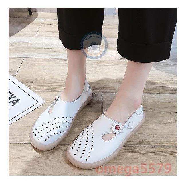 ナースシューズ レディース フラットシューズ 通気性 ローファー ぺったんこ パンプス ラウンドトゥ シューズ リラックス 婦人靴 滑り止め 日本最級