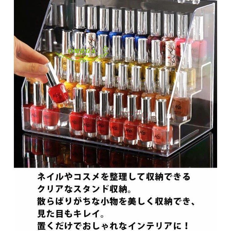 ネイル 収納 30本 40本 ポリッシュラック ネイルスタンド マニキュア収納ケース 口紅 多機能収納 収納 小物入れ 大容量 化粧品 収納 ドレッサー 卓上 クリア You0512 Ctry28 Jcbrigeストア 通販 Yahoo ショッピング