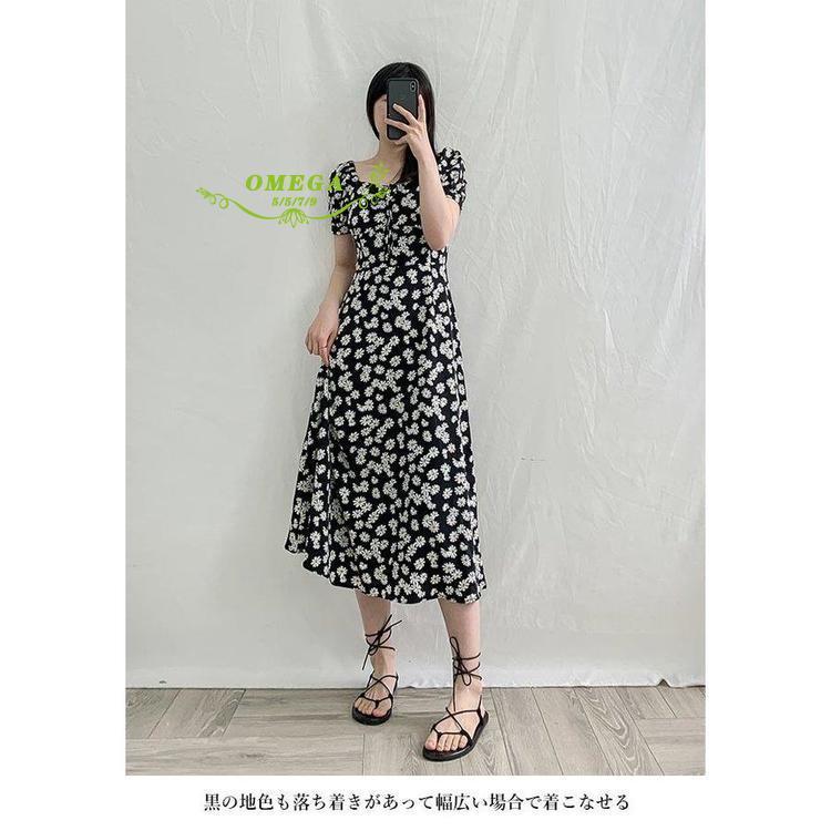 ワンピース 半袖 レディース ワンピース 夏 花柄ワンピース ロングワンピ ショートワンピ 花柄 半袖ワンピース スクエアネック サマーワンピース Zy0428 Lb Jcbrigeストア 通販 Yahoo ショッピング
