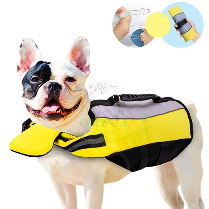 犬用ライフジャケット ペットライフジャケット 犬の服 救命胴衣 ライフベスト 小型犬 中型犬 犬用浮き輪 浮き輪 海や川の水遊びに 事故防止 プール リハビリ Zy0506 03rsk69 Jcbrigeストア 通販 Yahoo ショッピング